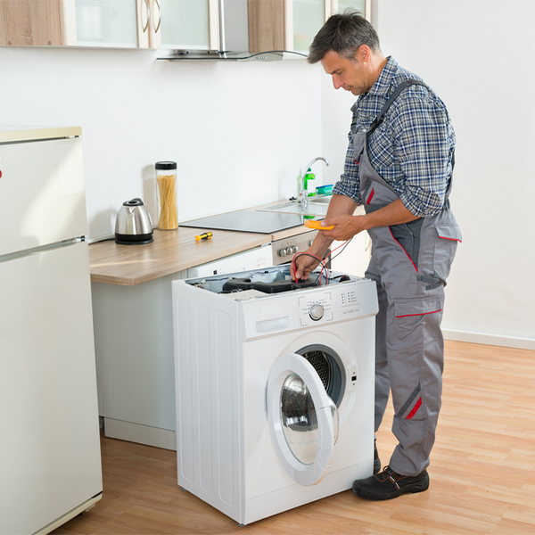 do you offer any warranties or guarantees on your washer repair work in Winfall